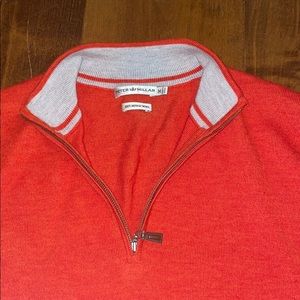 PETER MILLAR ORANGE SWEATER SZ MEDIUM LIKE NEW